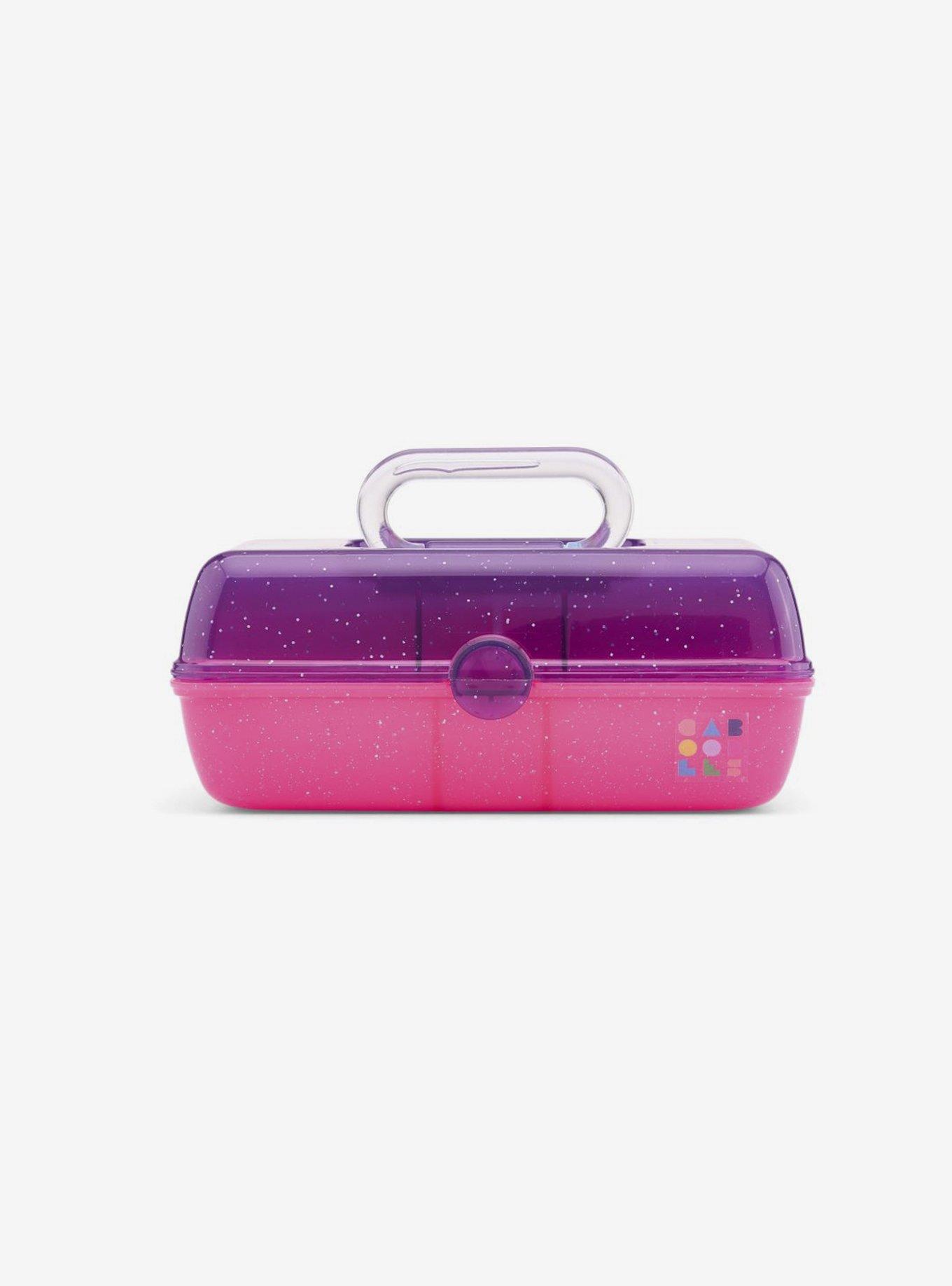 Caboodles Pretty In Petite Retro Graffiti Purple Sparkle Over Pink Sparkle, , hi-res