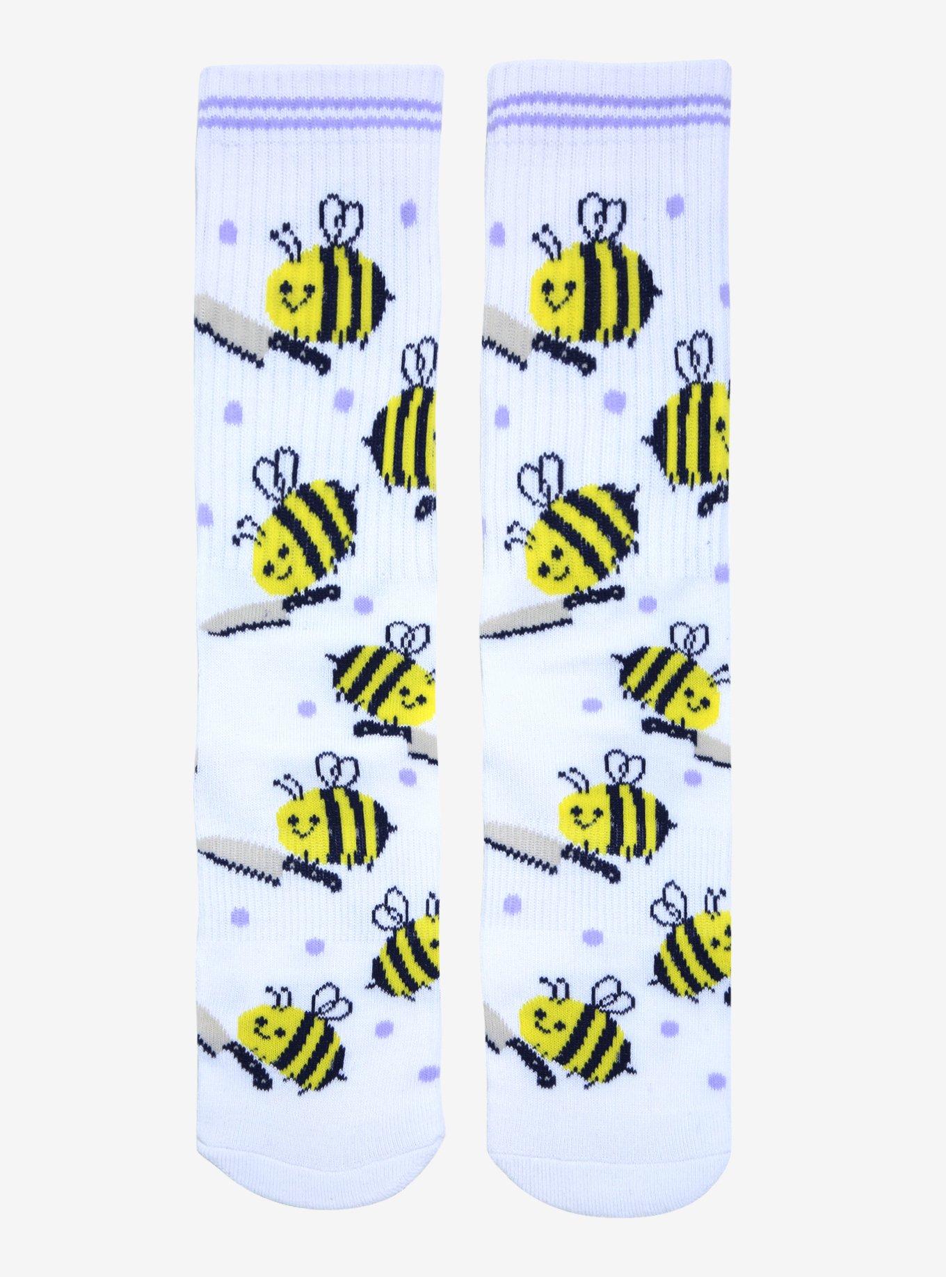 Bee Knife Varsity Crew Socks, , hi-res