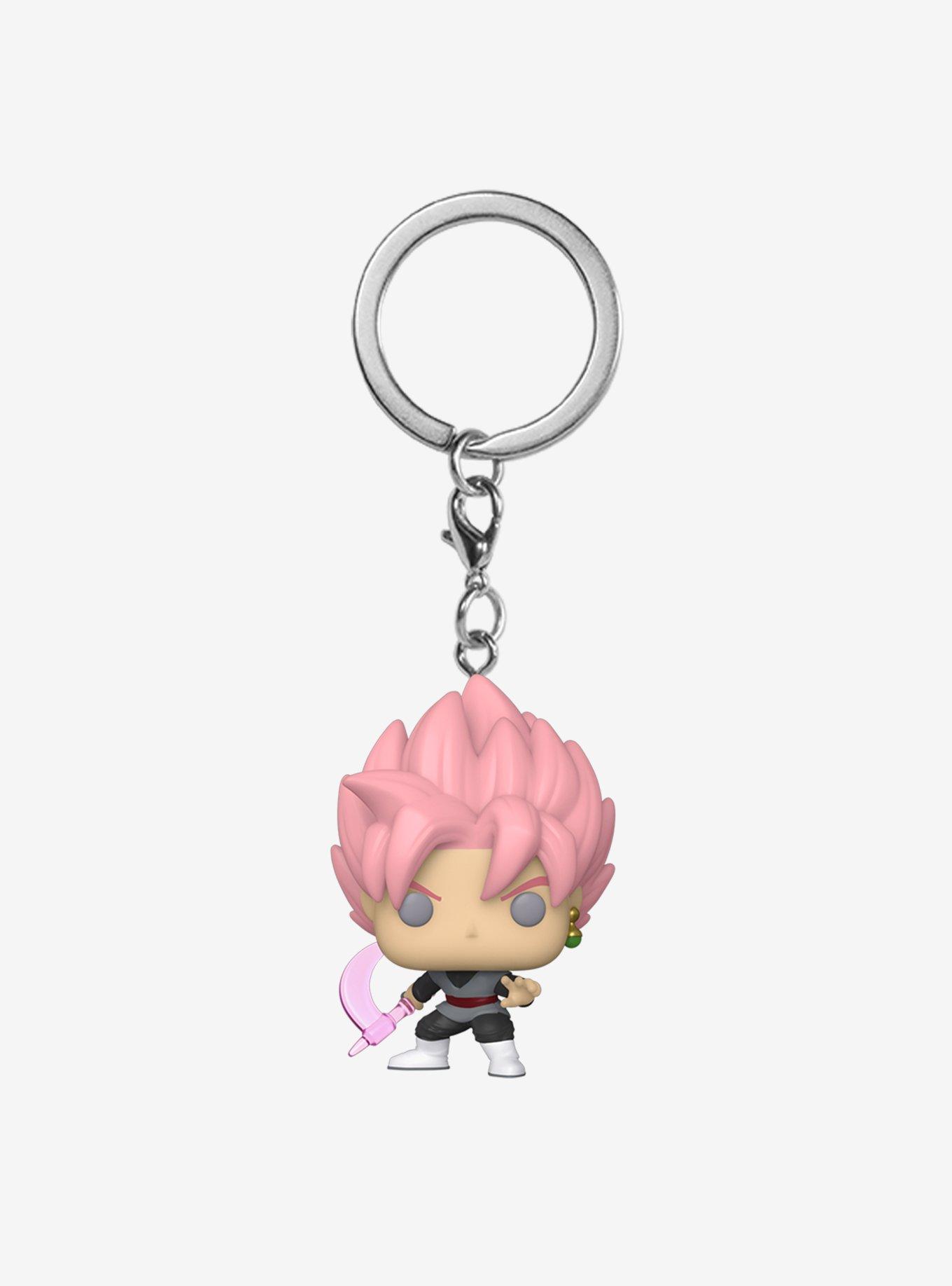 Funko Pocket Pop! Dragon Ball Z Super Super Saiyan Ros&eacute; Goku Black Vinyl Figure Keychain, , hi-res