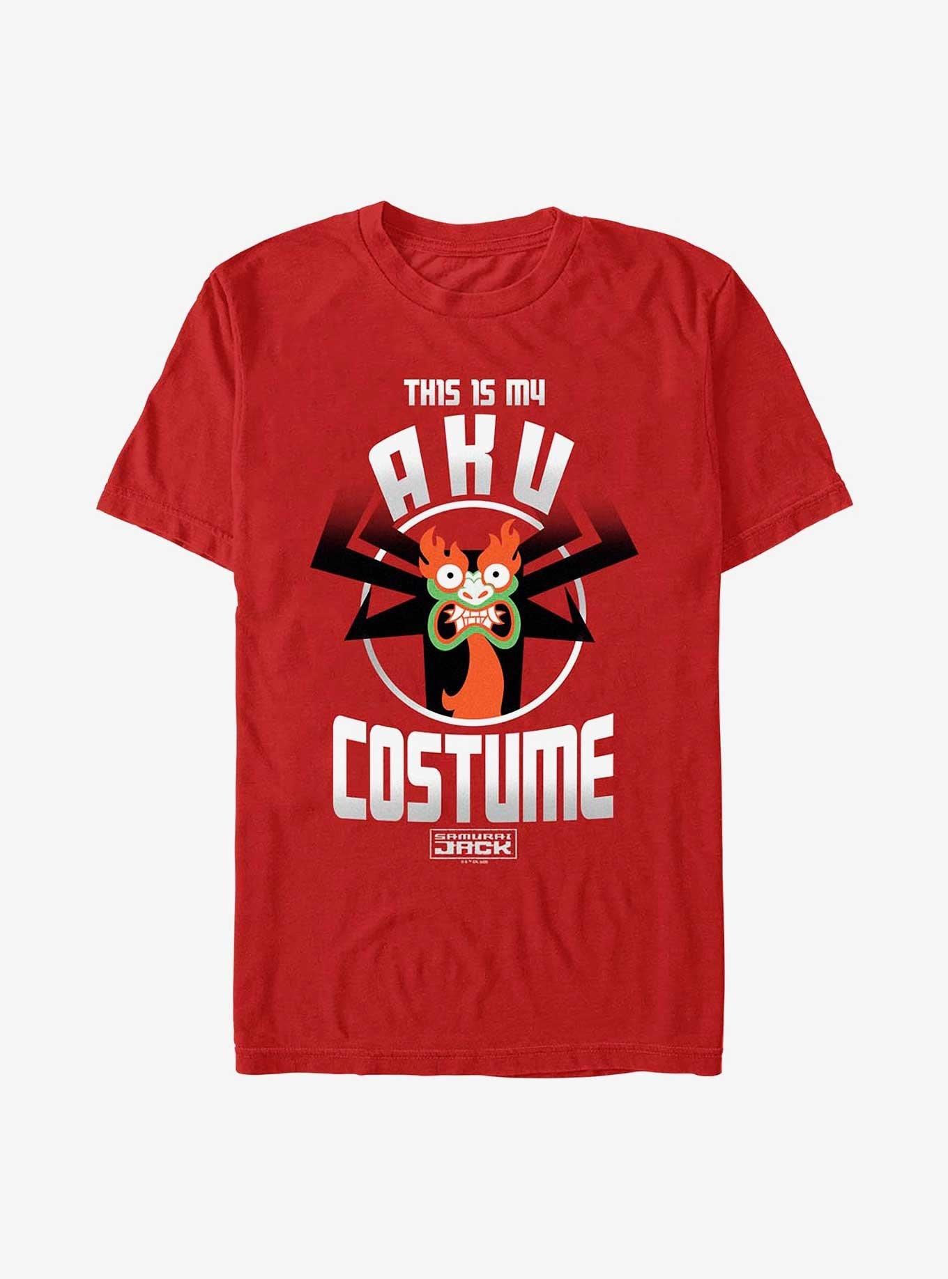 Cartoon Network Samurai Jack My Aku Costume T-Shirt, RED, hi-res