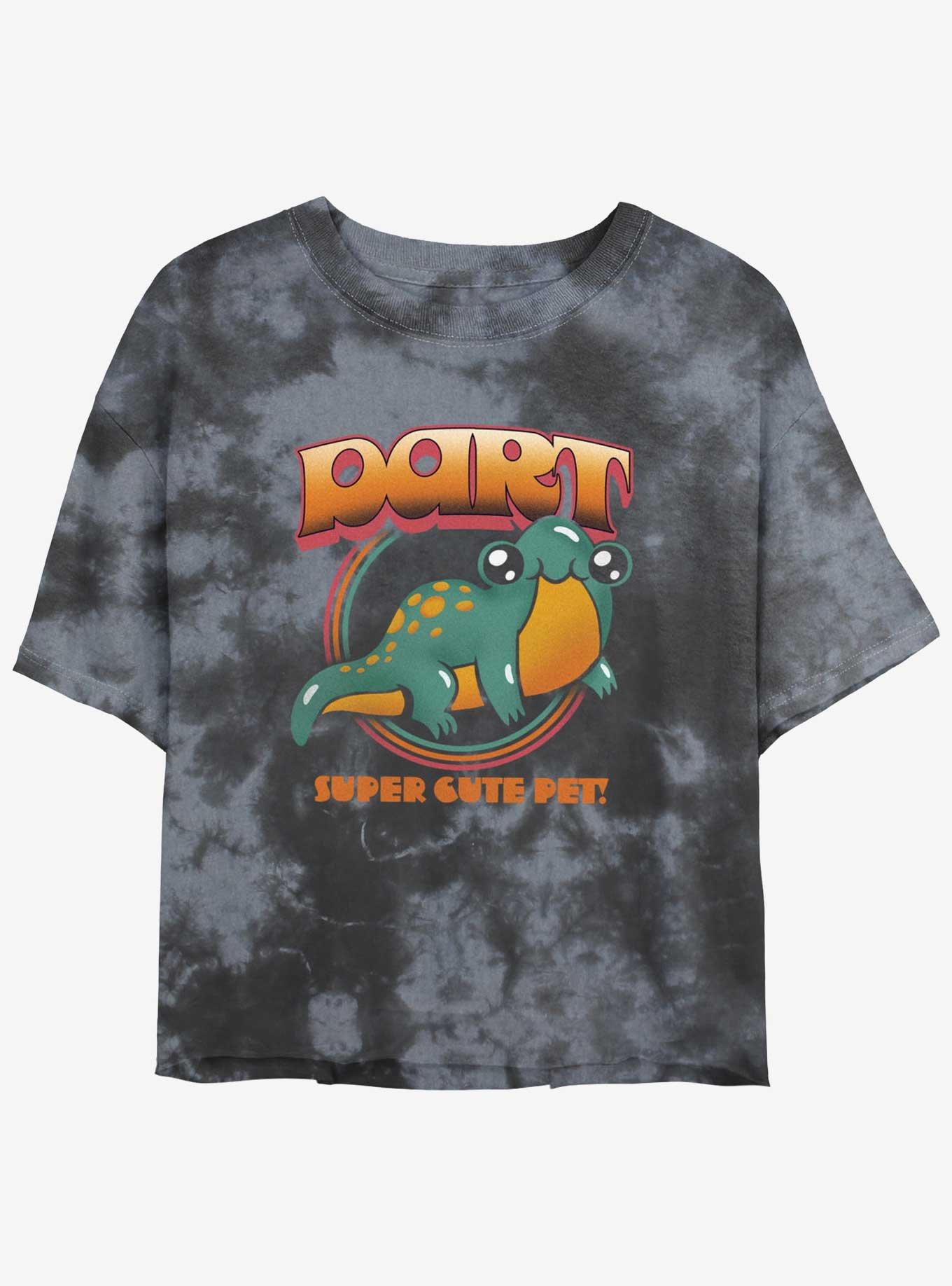 Stranger Things Dart Time Mineral Wash Crop Girls T-Shirt, , hi-res