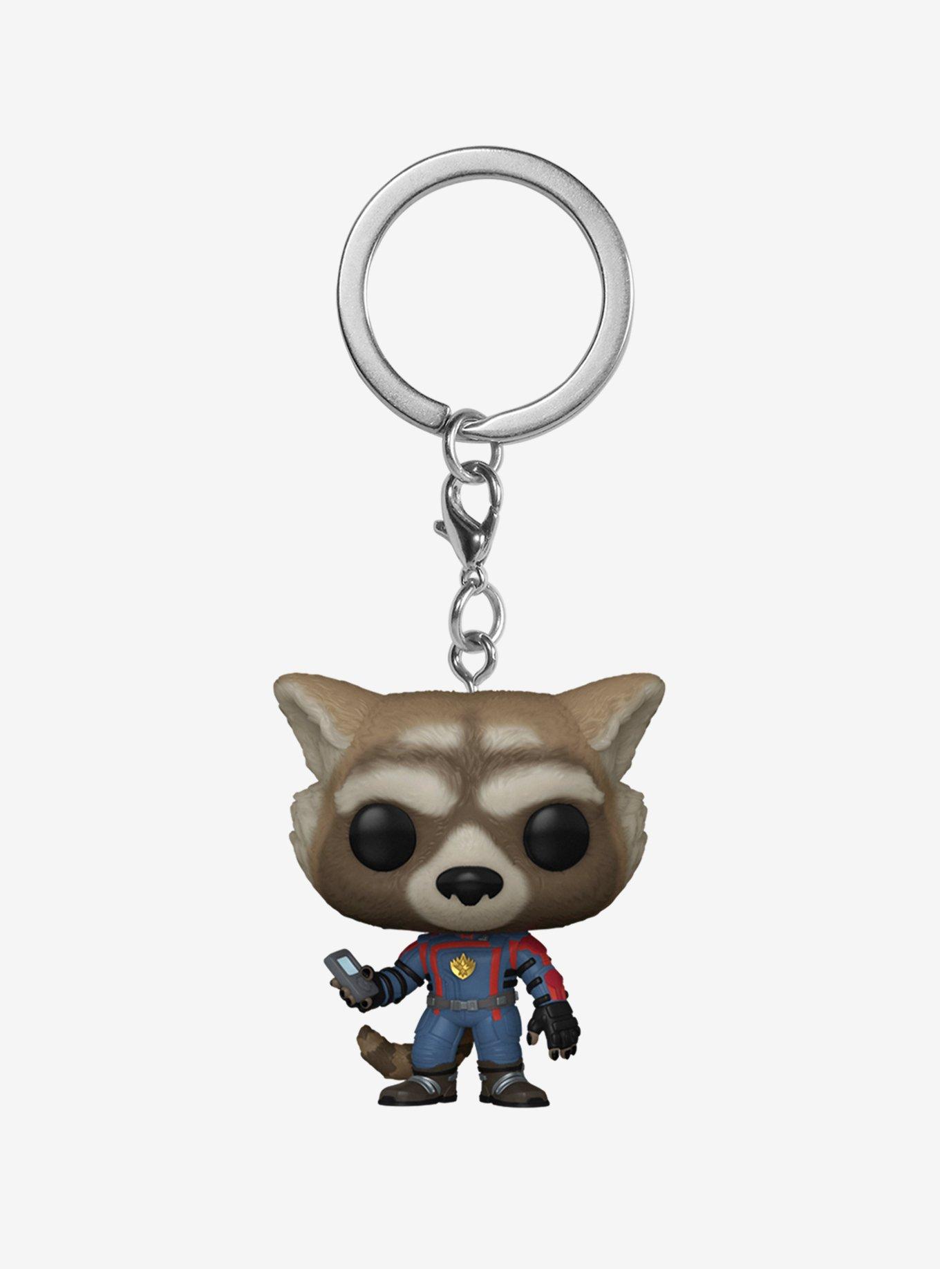 Funko Pocket Pop! Marvel Guardians of the Galaxy: Volume 3 Rocket Vinyl Keychain, , hi-res