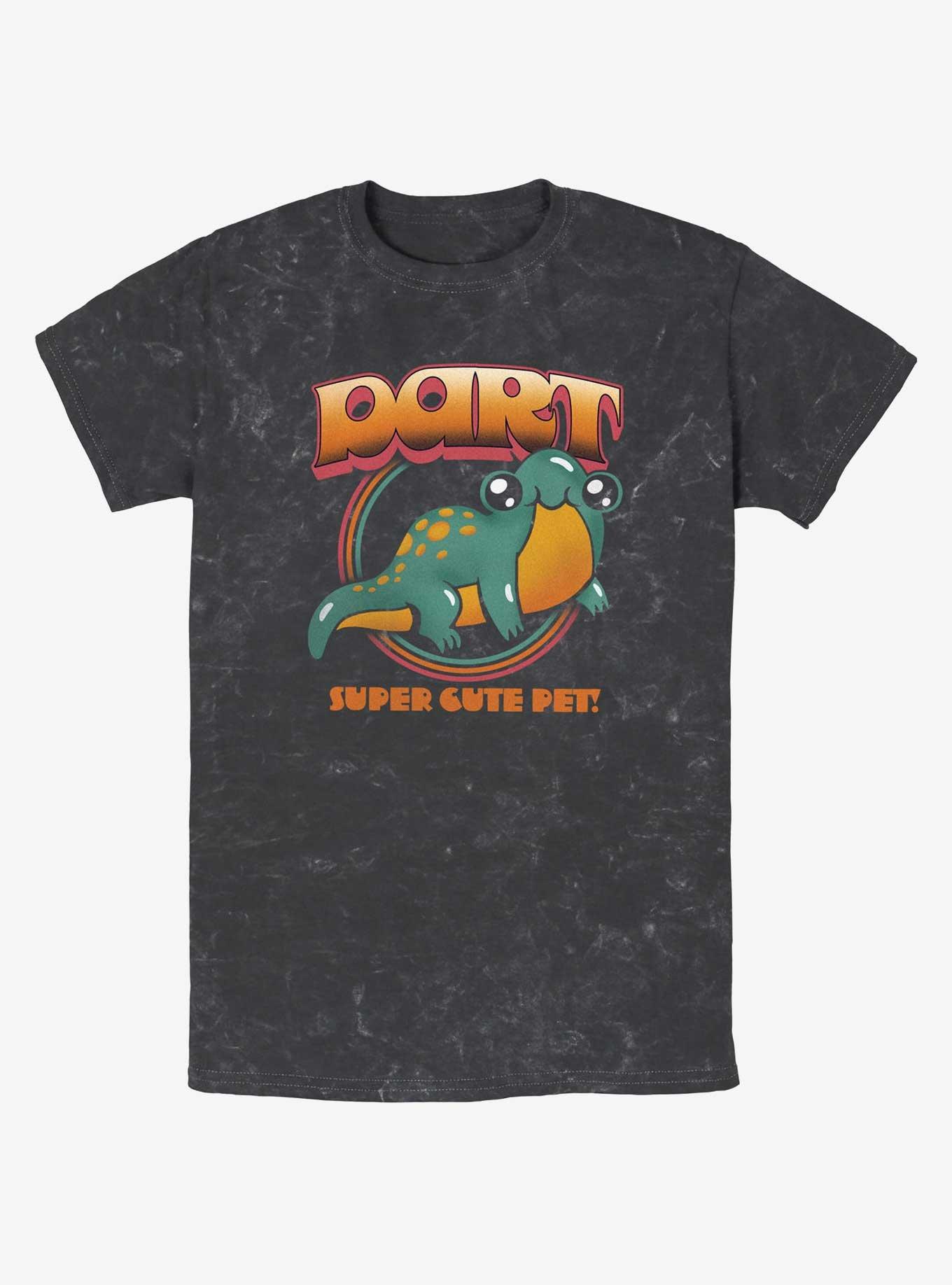 Stranger Things Dart Time Mineral Wash T-Shirt, BLACK, hi-res