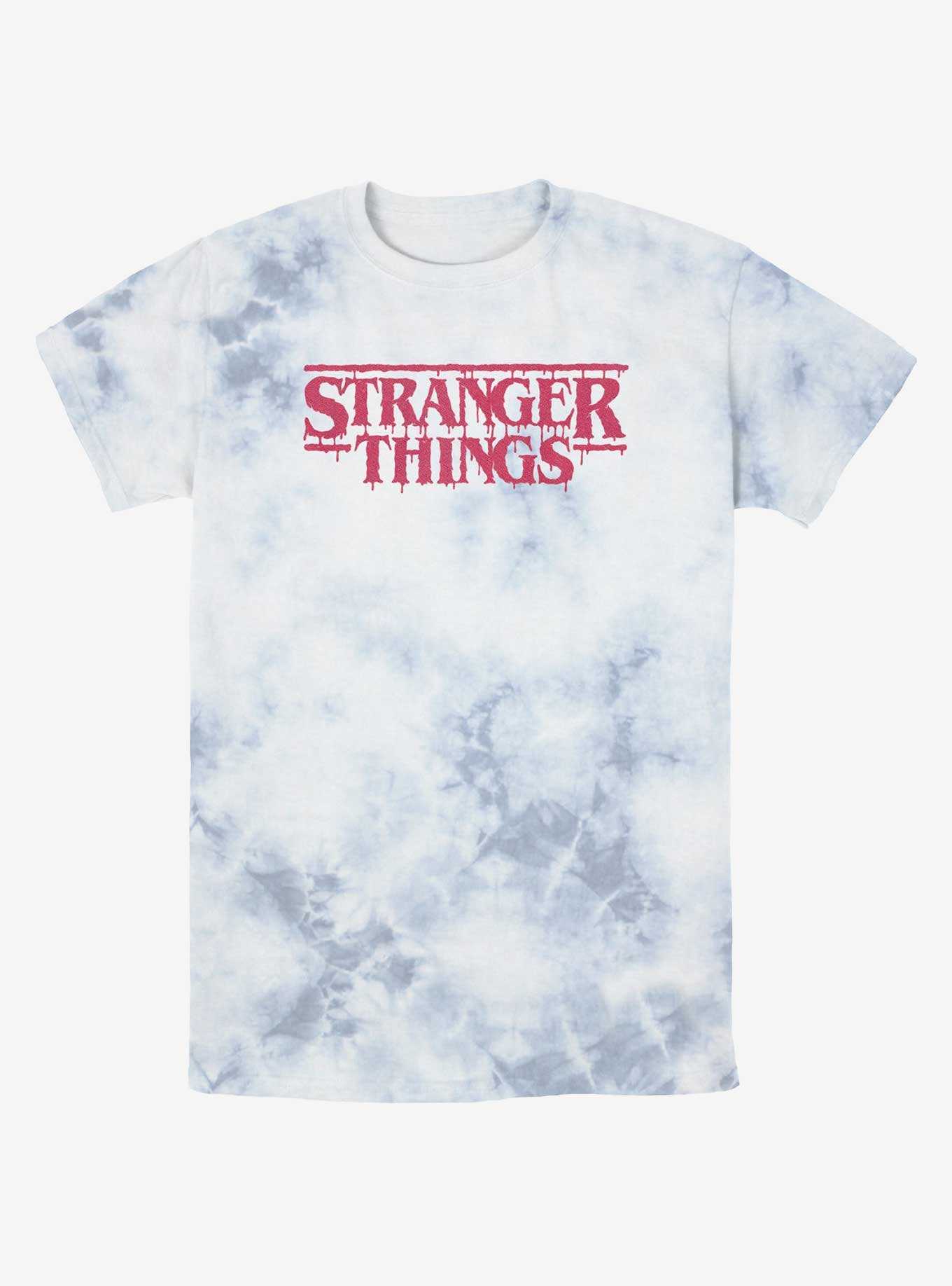 Stranger Things Logo Mineral Wash T-Shirt, , hi-res