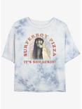 Stranger Things Argyle Shmackin' Mineral Wash Crop Girls T-Shirt, WHITEBLUE, hi-res