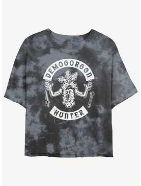 Stranger Things Demogorgon Hunter Mineral Wash Crop Girls T-Shirt, , hi-res