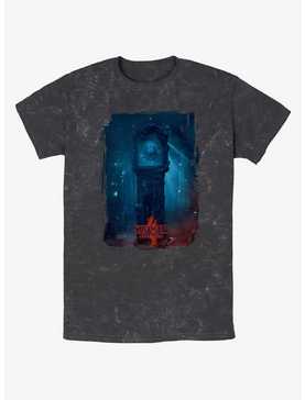 Stranger Things Clock Poster Mineral Wash T-Shirt, , hi-res