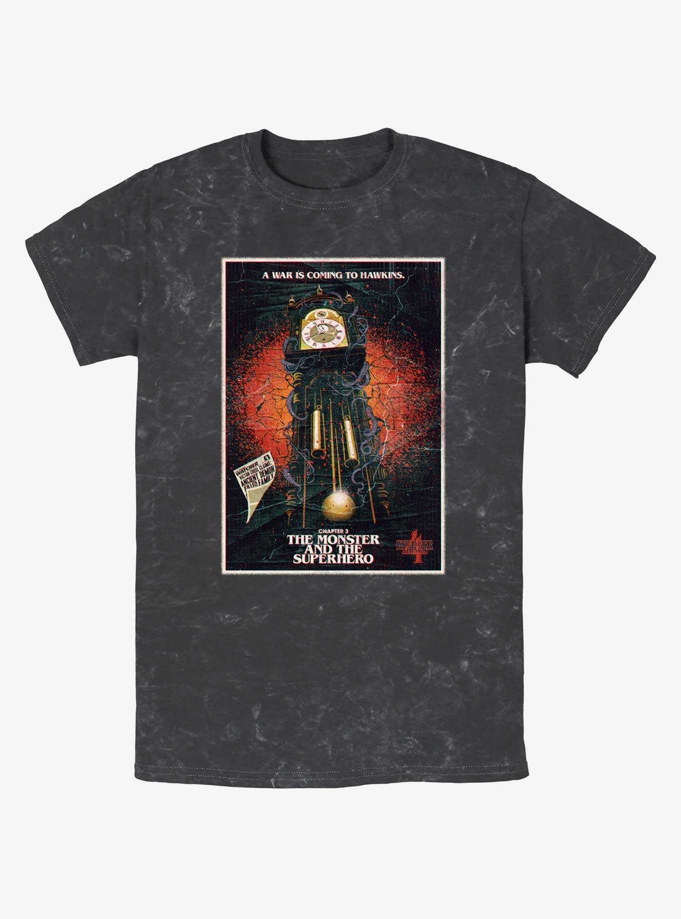 Stranger Things x Butcher Billy The Monster and the Superhero Mineral Wash T-Shirt, , hi-res