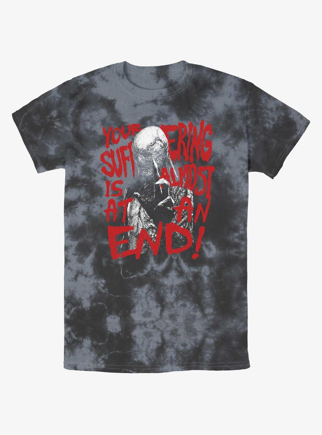 Stranger Things Vecna Your Suffering Is Almost At An End Mineral Wash T-Shirt, BLKCHAR, hi-res