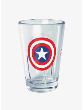 Marvel Captain America Shield Icon Mini Glass, , hi-res