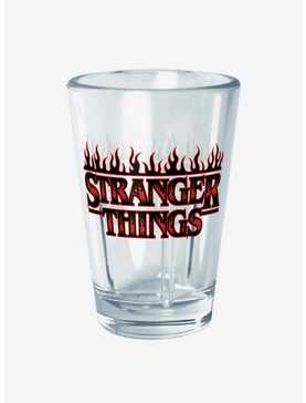 Stranger Things Flame Logo Mini Glass, , hi-res