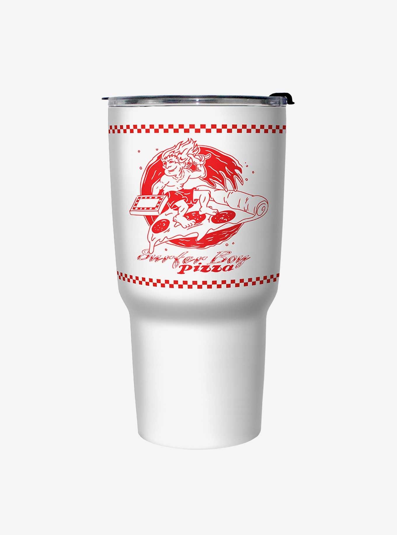 Stranger Things Surfer Boy Pizza Travel Mug, , hi-res