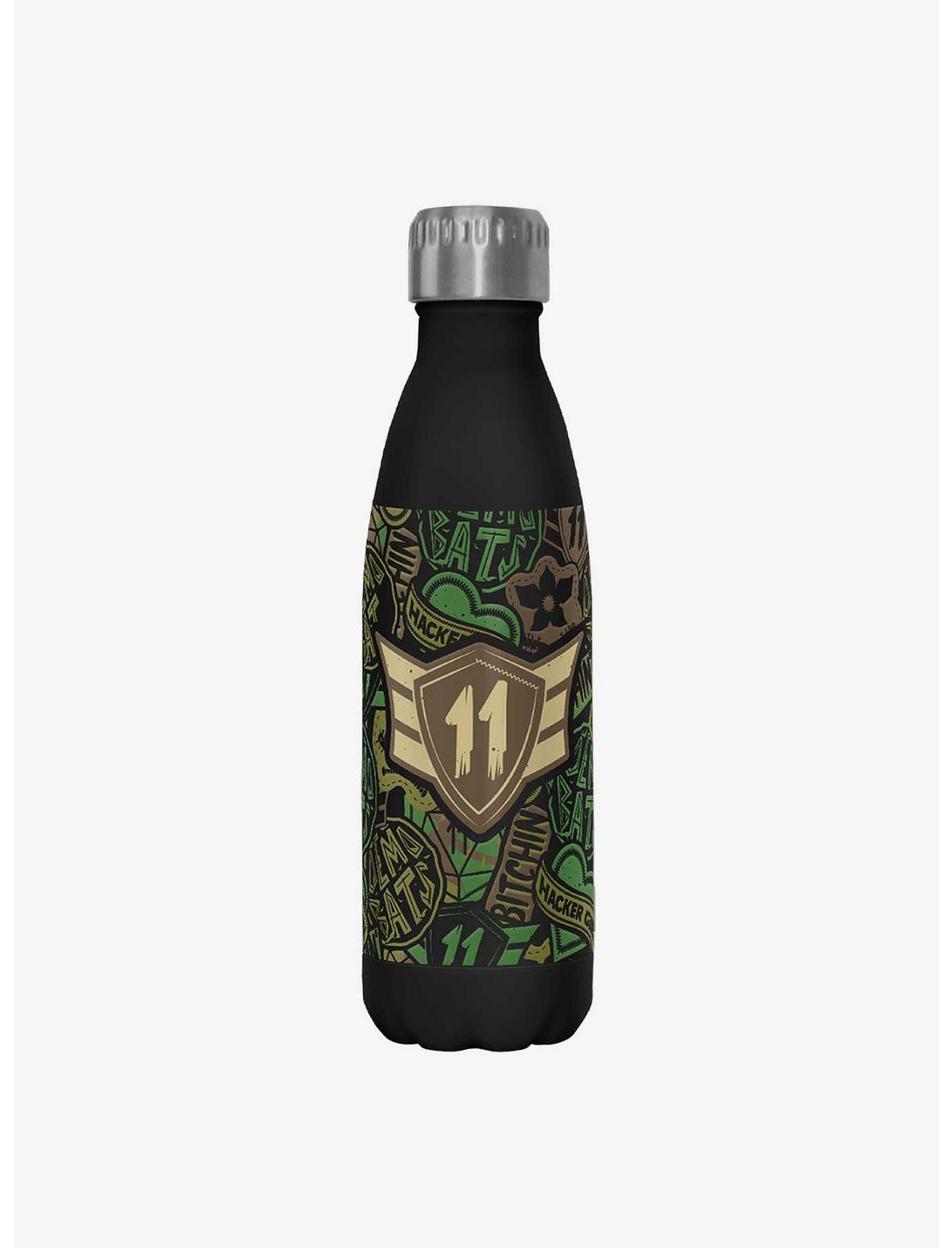 Stranger Things Eleven Camo Stainless Steel Water Bottle, , hi-res