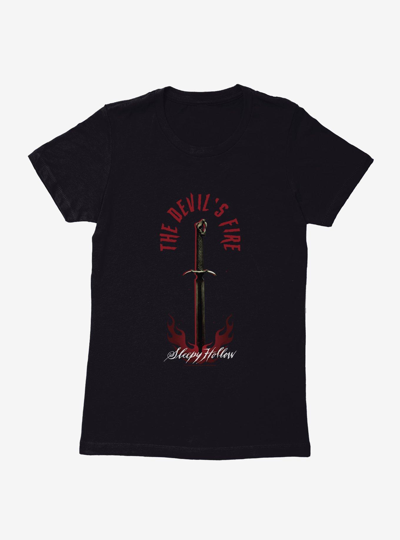 Sleepy Hollow The Devil's Fire Womens T-Shirt, BLACK, hi-res