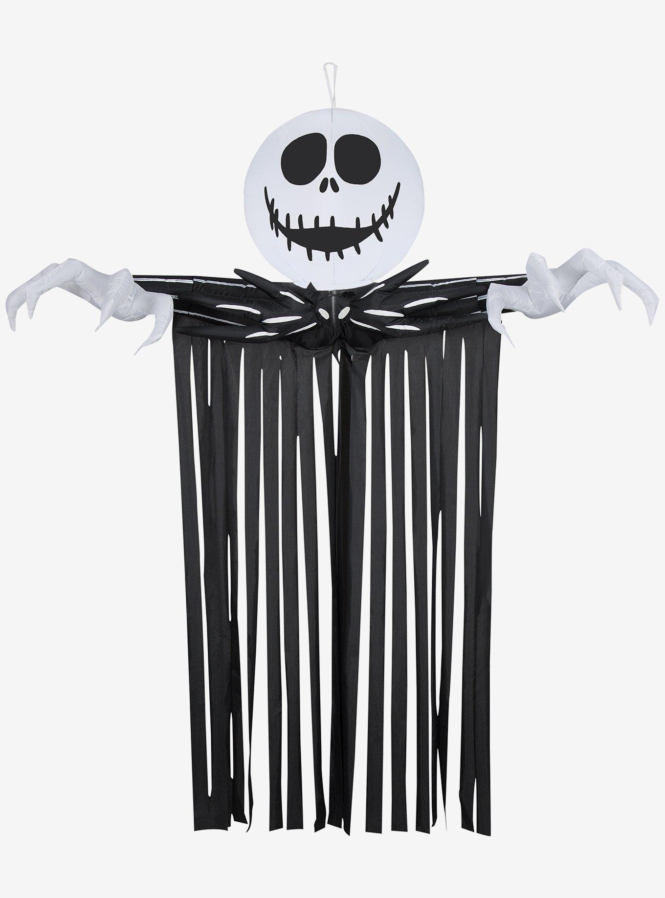 The Nightmare Before Christmas Door Hanger Jack Skellington Head With Streamers Airblown, , hi-res