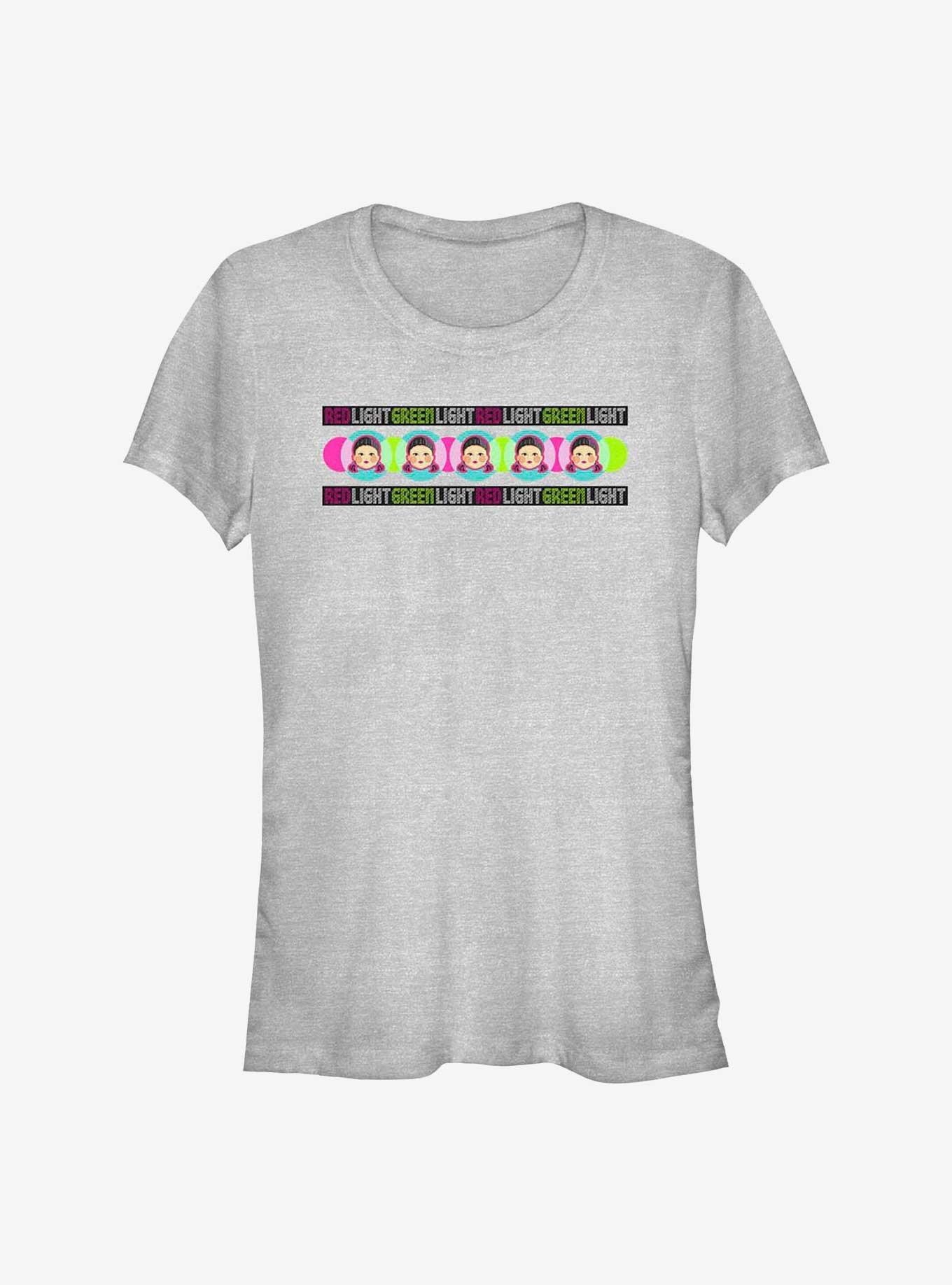 Squid Game Young-Hee Doll Pattern Girls T-Shirt, , hi-res