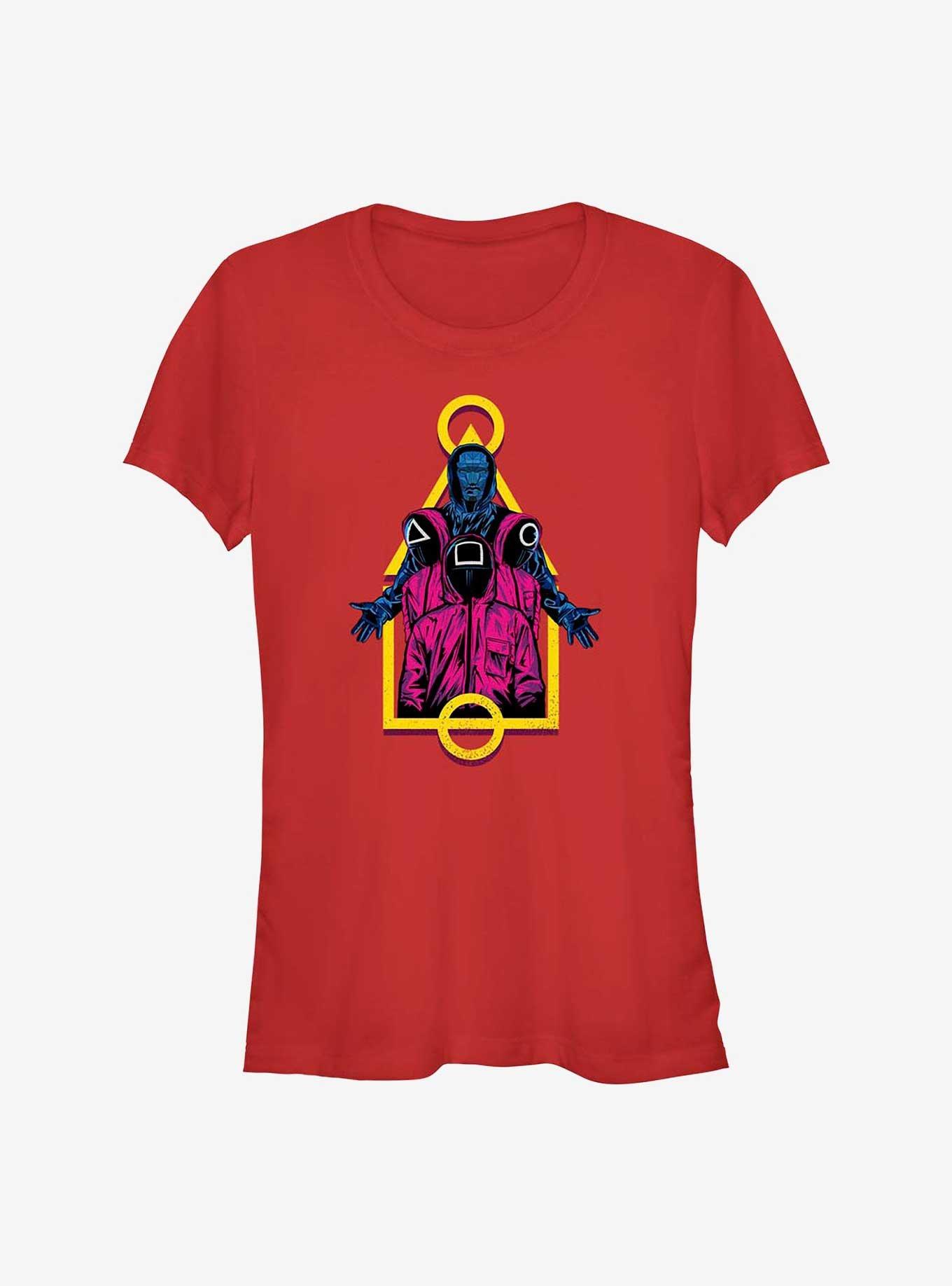 Squid Game Masked Men Girls T-Shirt, , hi-res