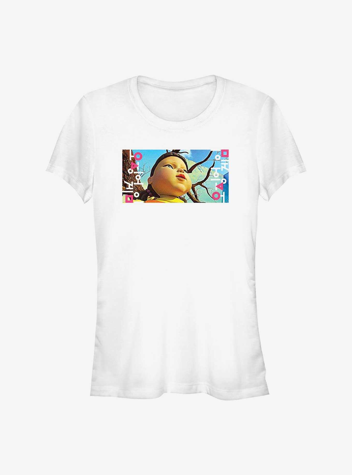 Squid Game Young-Hee Watching Every Move Girls T-Shirt, , hi-res