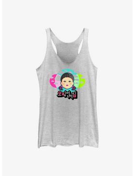 Squid Game Cartoon Young-Hee Doll Girls Tank, , hi-res