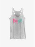 Squid Game Young-Hee Doll Eyes Girls Tank, WHITE HTR, hi-res