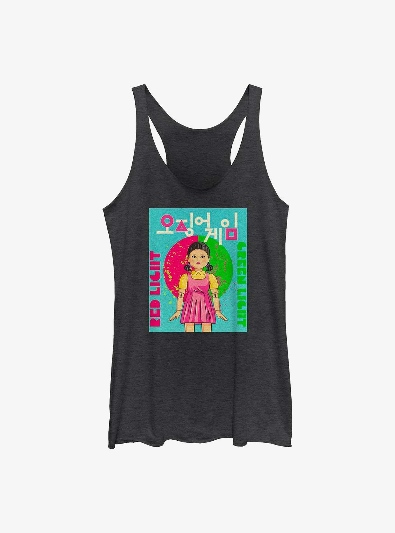 Squid Game First Red Light Green Poster Girls Tank