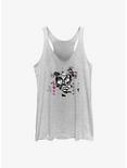 Squid Game Distorted Front Man Girls Tank, WHITE HTR, hi-res