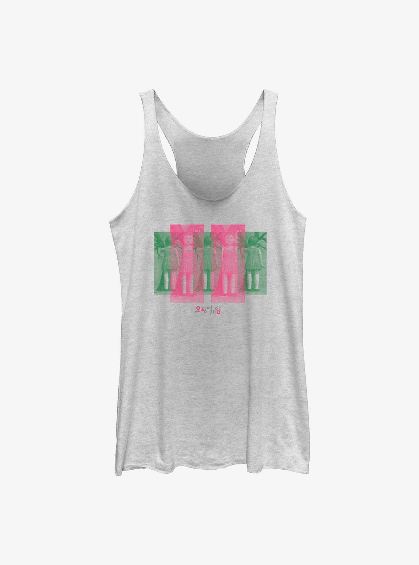 Squid Game Young-Hee The Doll Girls Tank, WHITE HTR, hi-res