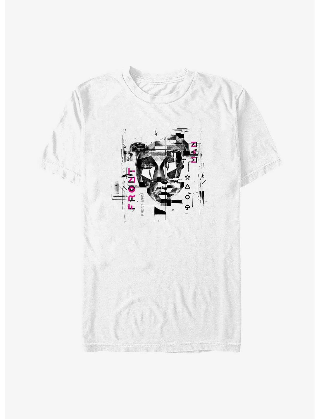 Squid Game Distorted Front Man T-Shirt, WHITE, hi-res