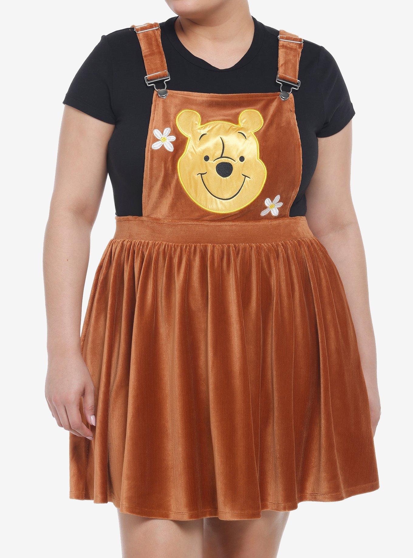 Disney Winnie The Pooh Corduroy Skirtall Plus Size, MULTI, hi-res