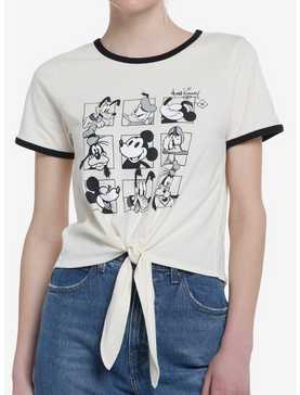 Her Universe Disney100 The Sensational Six Vintage Tie-Front Girls Ringer T-Shirt, , hi-res