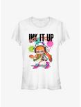 Nintendo Splatoon Ink It Up Girls T-Shirt, WHITE, hi-res