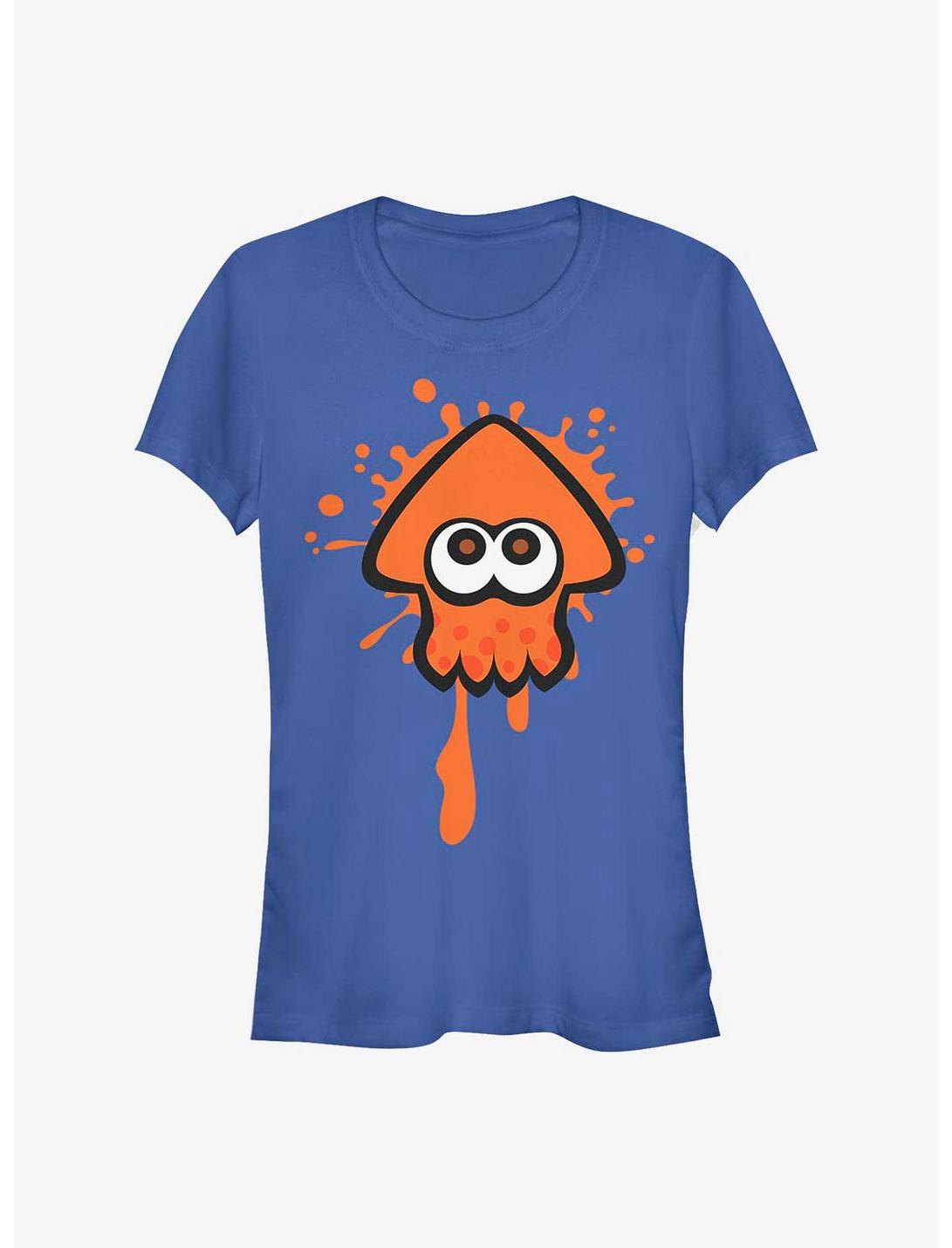Nintendo Splatoon Orange Inkling Girls T-Shirt, ROYAL, hi-res