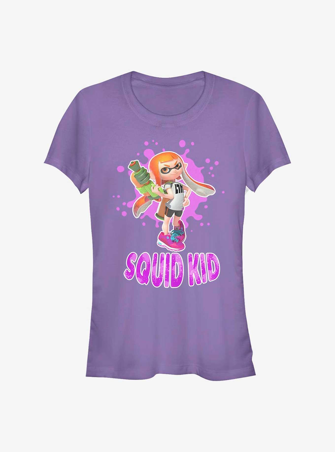 Nintendo Splatoon Squid Kid Girls T-Shirt, PURPLE, hi-res