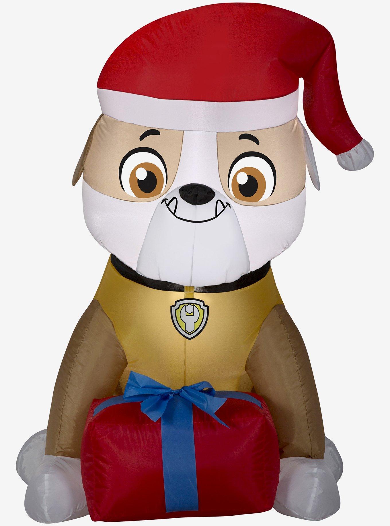 Nickelodeon Paw Patrol Rubble With Present Airblown, , hi-res