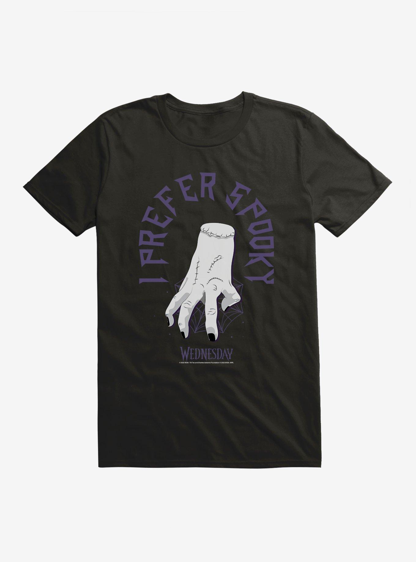 Wednesday I Prefer Spooky T-Shirt, , hi-res