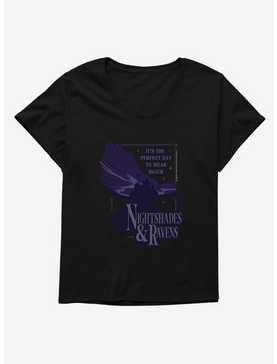 Wednesday Nightshades & Ravens Womens T-Shirt Plus Size, , hi-res
