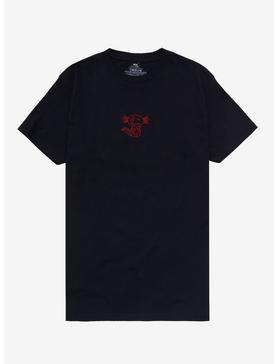 Dark Axolotl Ragdoll Embroidery T-Shirt, , hi-res