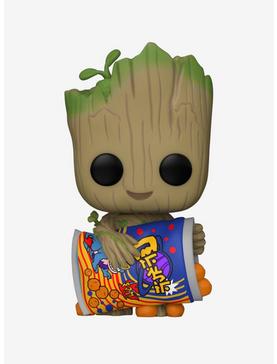 Funko Pop! Marvel I Am Groot Groot With Cheese Puffs Vinyl Figure, , hi-res