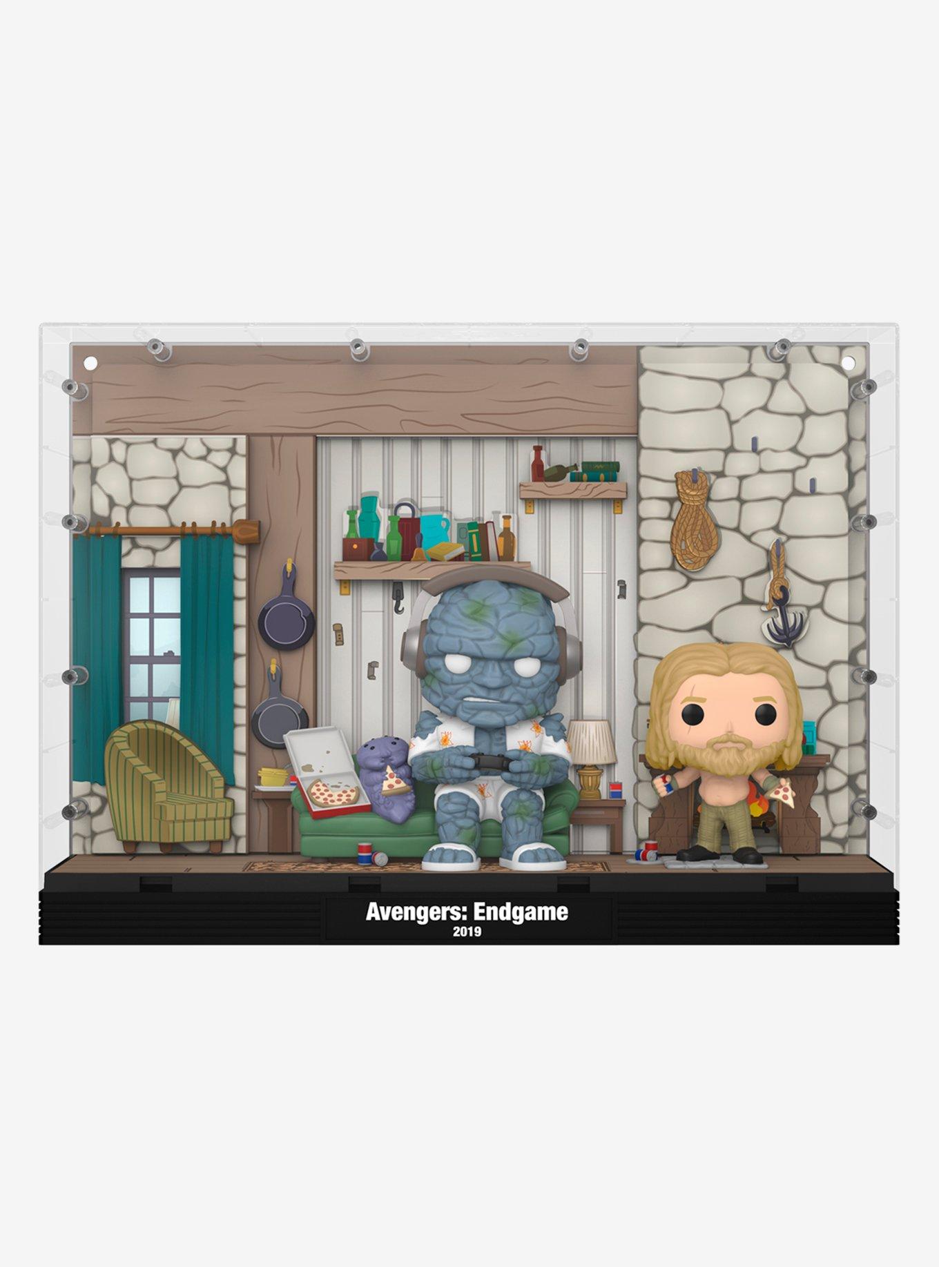 Funko Pop! Deluxe Movie Moment Marvel Avengers: Endgame Thor's House Vinyl Figures, , hi-res