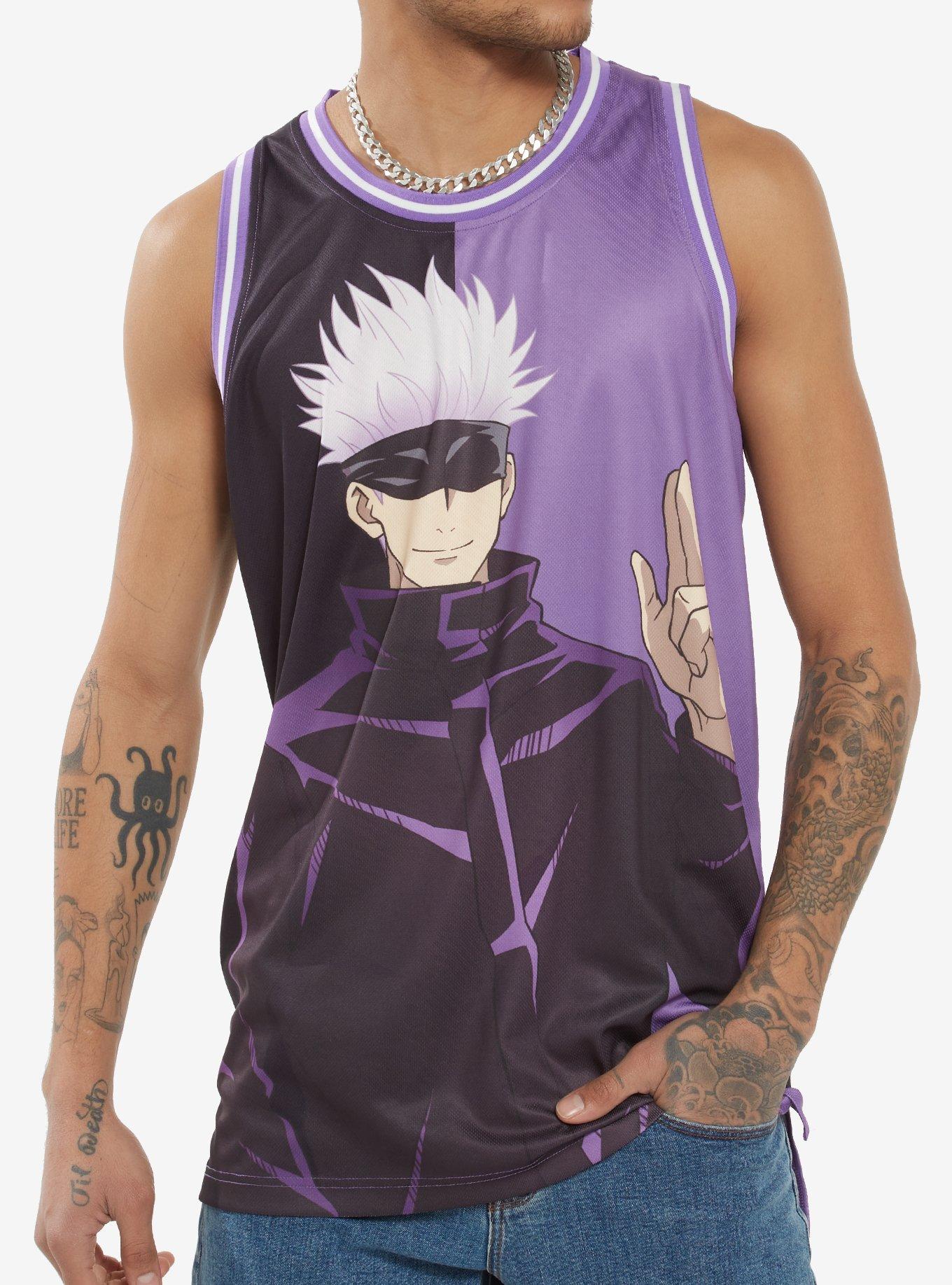 Jujutsu Kaisen Gojo Split Basketball Jersey, MULTI, hi-res