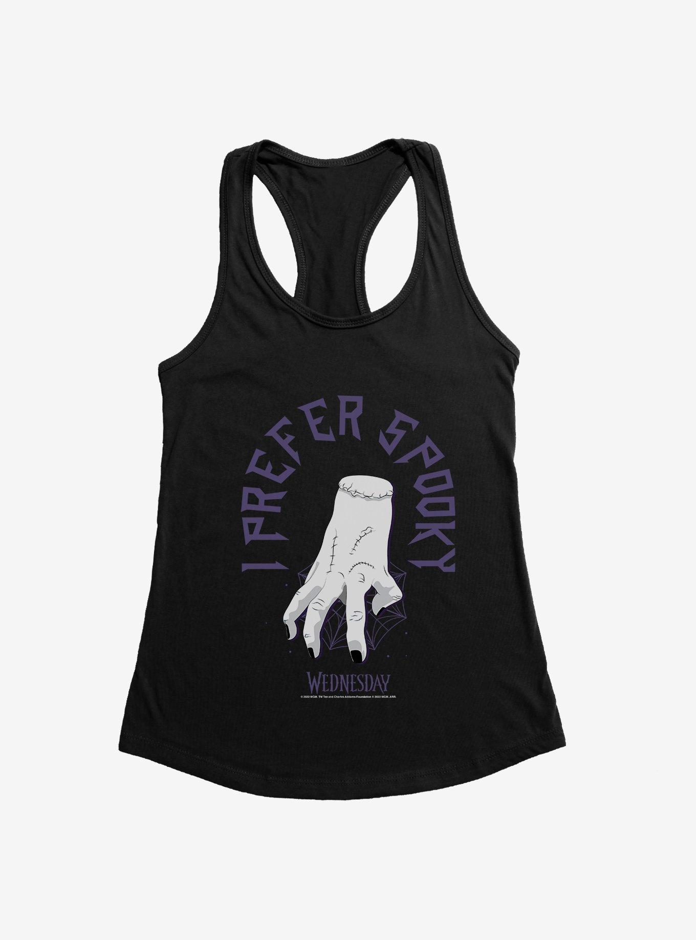 Wednesday I Prefer Spooky Womens Tank Top, , hi-res