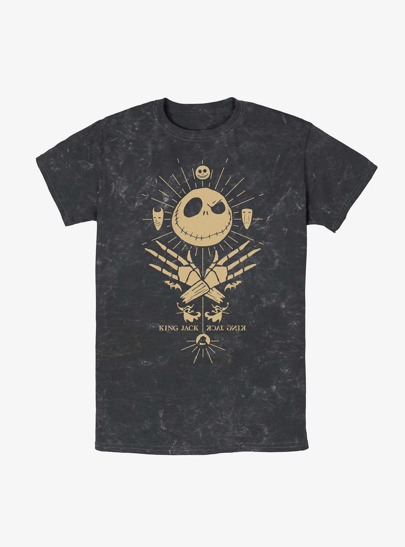 Disney The Nightmare Before Christmas King Jack Mineral Wash T-Shirt, , hi-res