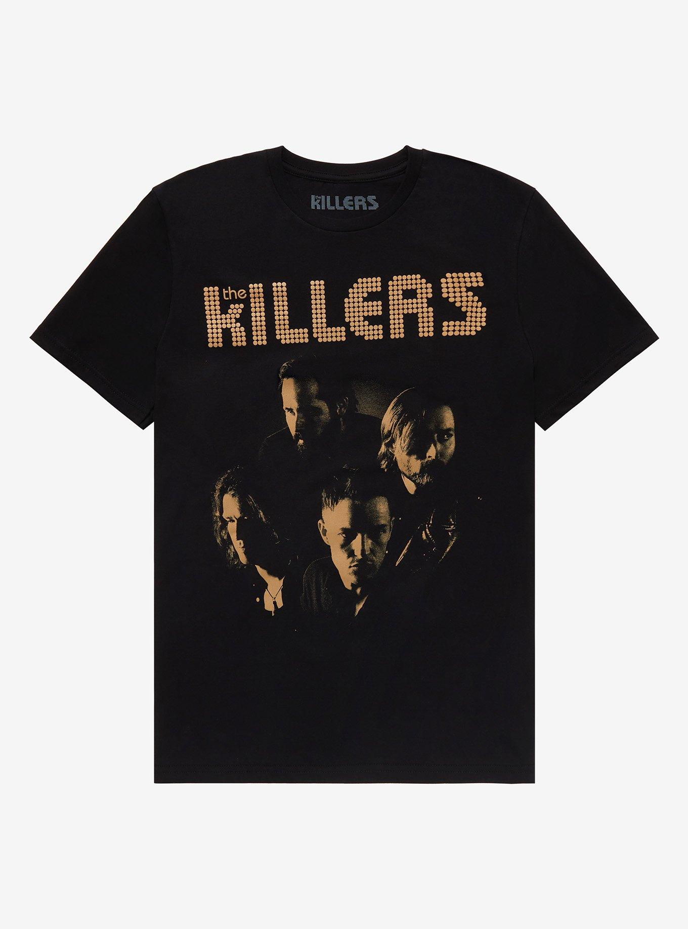 The Killers Group Photo T-Shirt, BLACK, hi-res