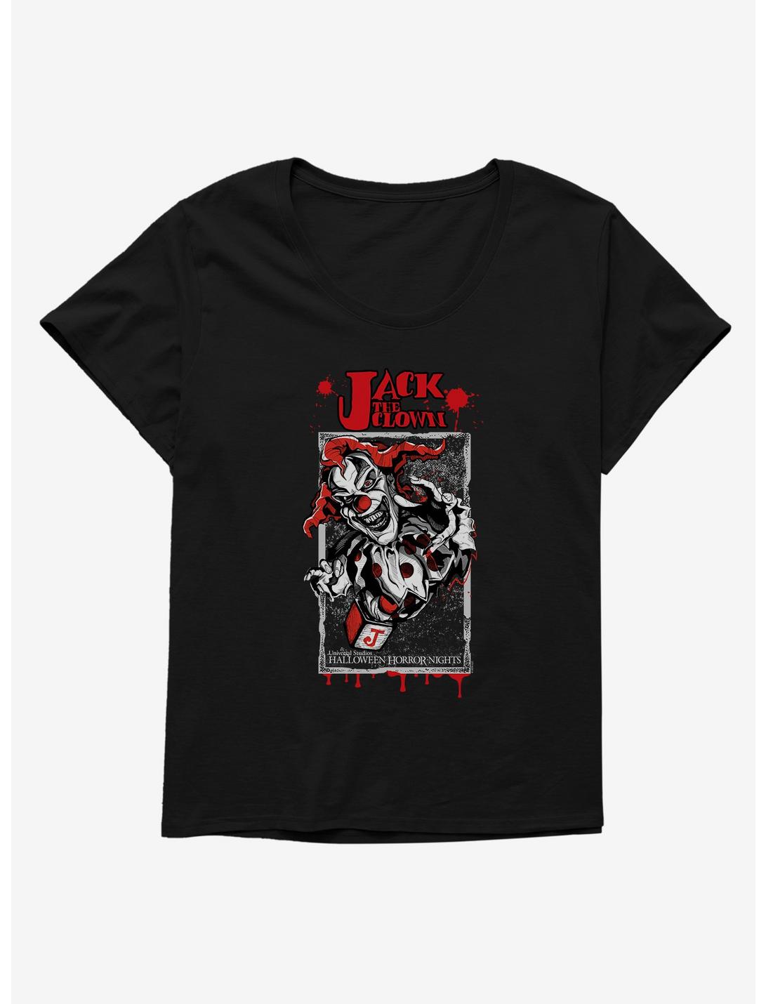 Halloween Horror Nights Jack The Clown Girls T-Shirt Plus Size, BLACK, hi-res