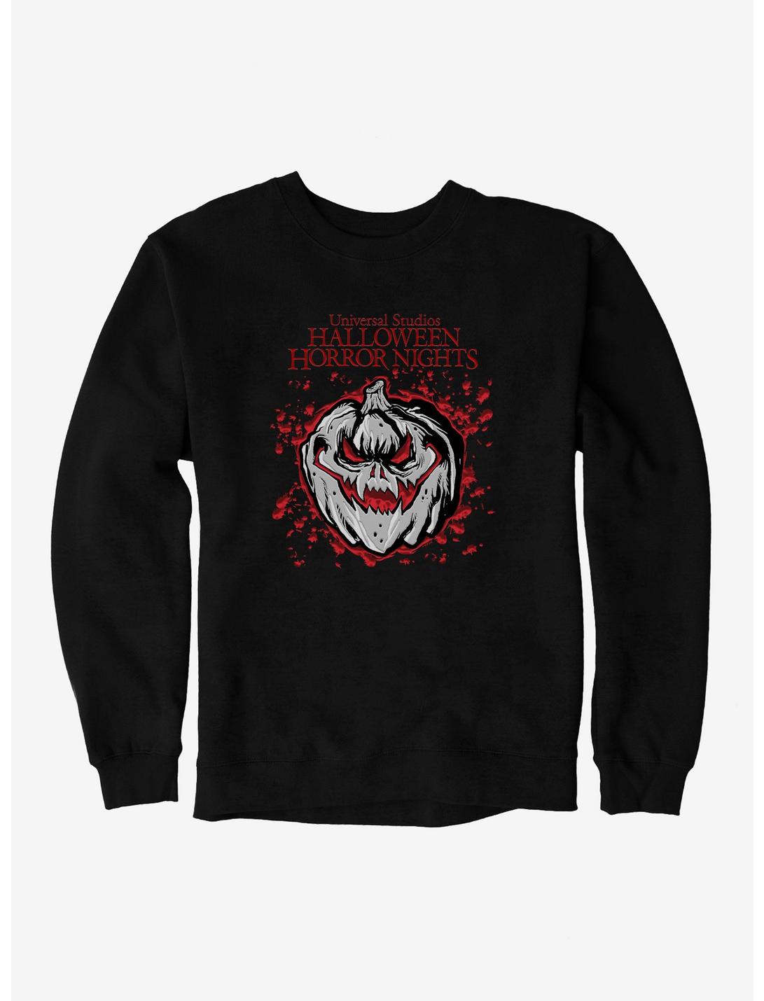 Halloween Horror Nights Jack-O-Lantern Sweatshirt, BLACK, hi-res