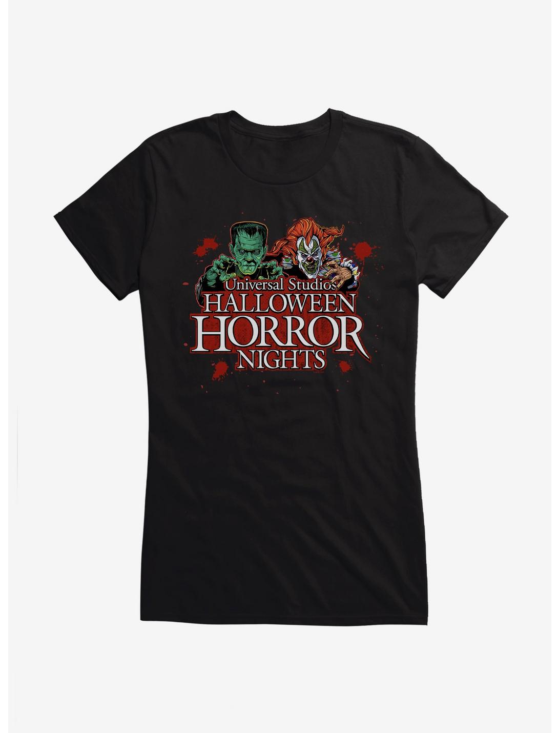 Universal Studios Halloween Horror Nights Classic Monsters Girls T-Shirt, BLACK, hi-res