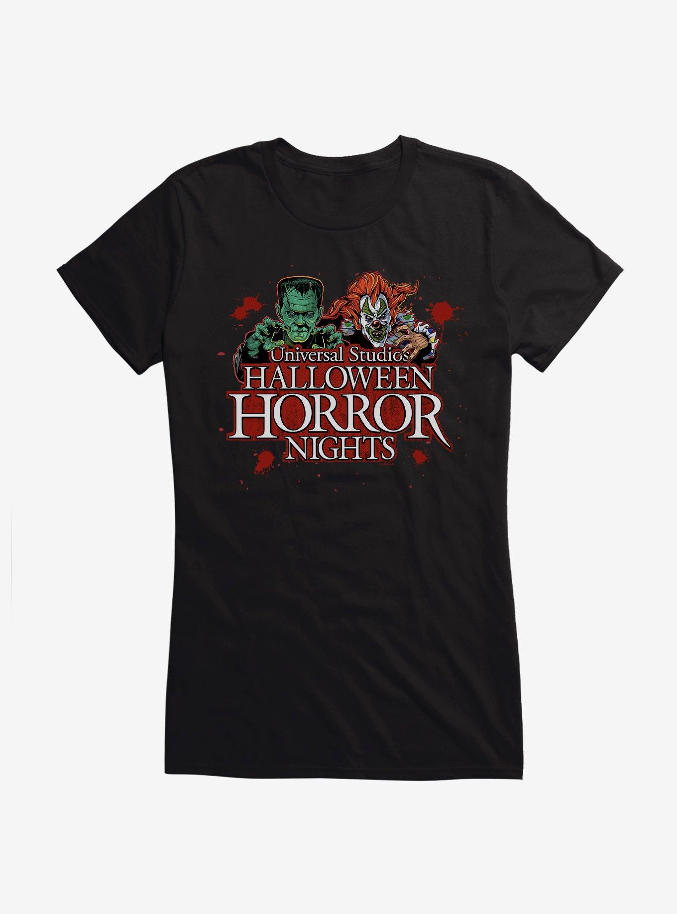 Universal Studios Halloween Horror Nights Classic Monsters Girls T-Shirt, BLACK, hi-res