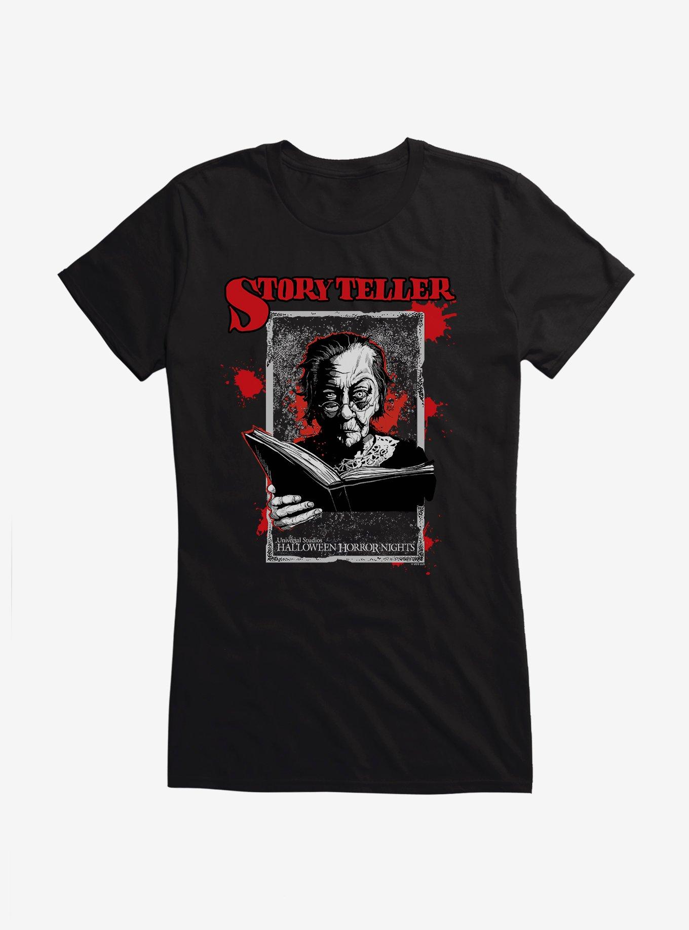 Halloween Horror Nights Story Teller Girls T-Shirt, BLACK, hi-res