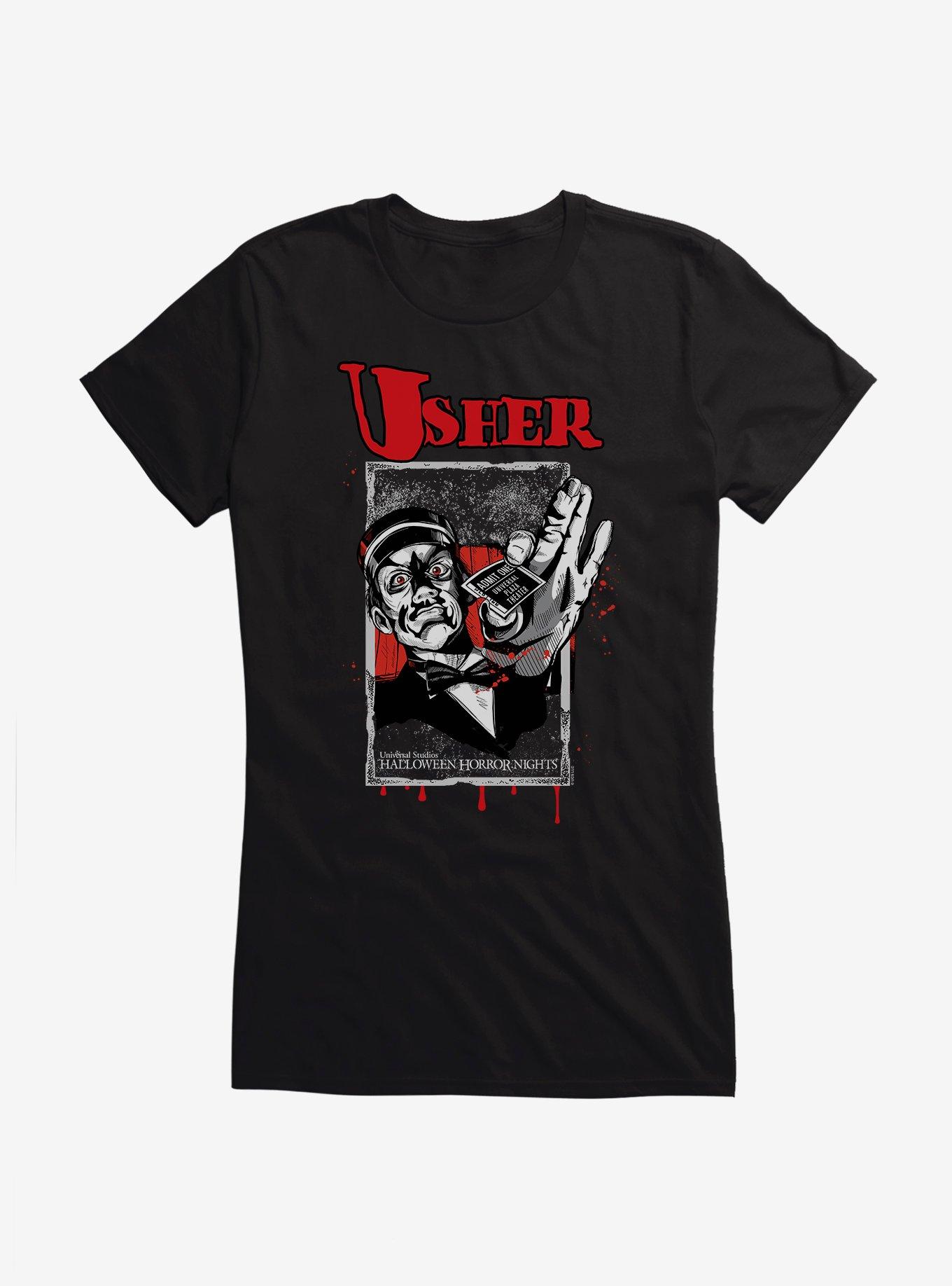 Halloween Horror Nights Usher Girls T-Shirt, , hi-res