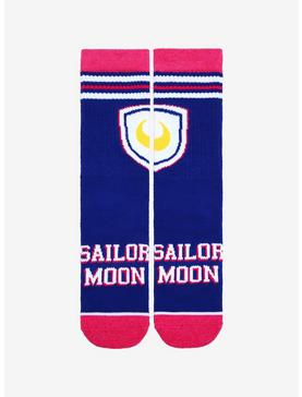 Plus Size Sailor Moon Varsity Crew Socks - BoxLunch Exclusive, , hi-res